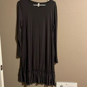 Long sleeve dress with pockets